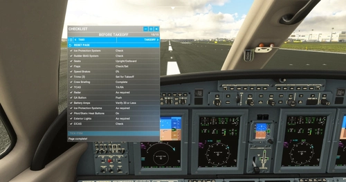 Cessna Citation CJ4 - Ingame Checklist