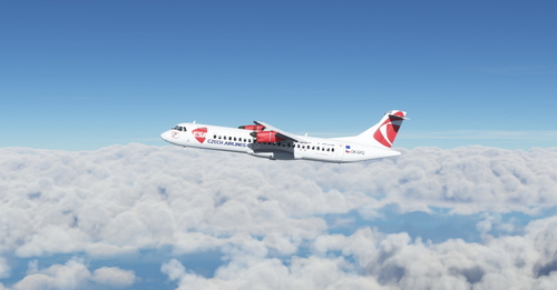 CSA Czech Airlines "2007 livery" ATR 72-600 Community Version