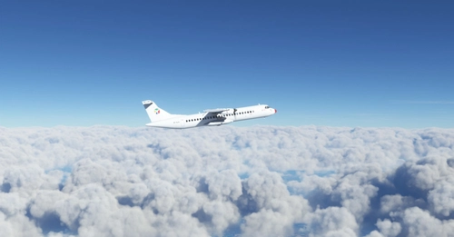 Danish Air Transport "red nose" ATR 72-600 Community Version