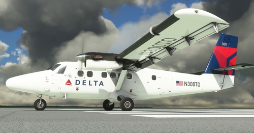Delta Air Lines "2007 livery" DHC-6-300WP Twin Otter