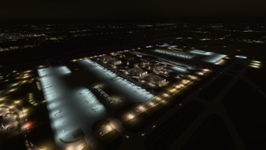 EDDM - Munich International Airport: Buildings and night light enhancement thumbnail 2
