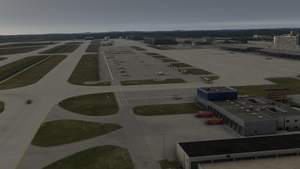 EDDM - Munich International Airport: Buildings and night light enhancement thumbnail 6
