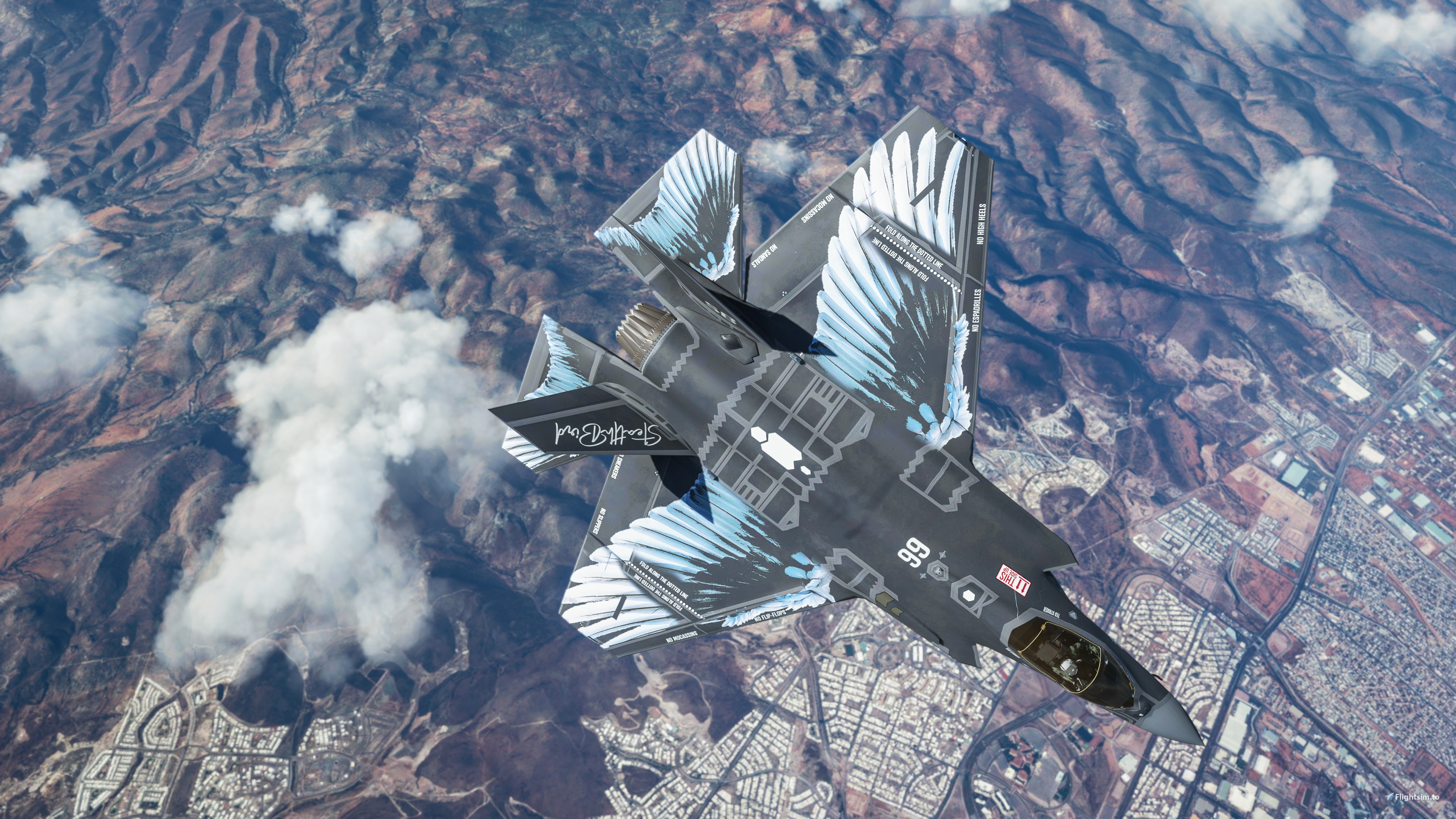 F-35 A/B/C StealthBird: 3 liveries pack [8K] - Image 1