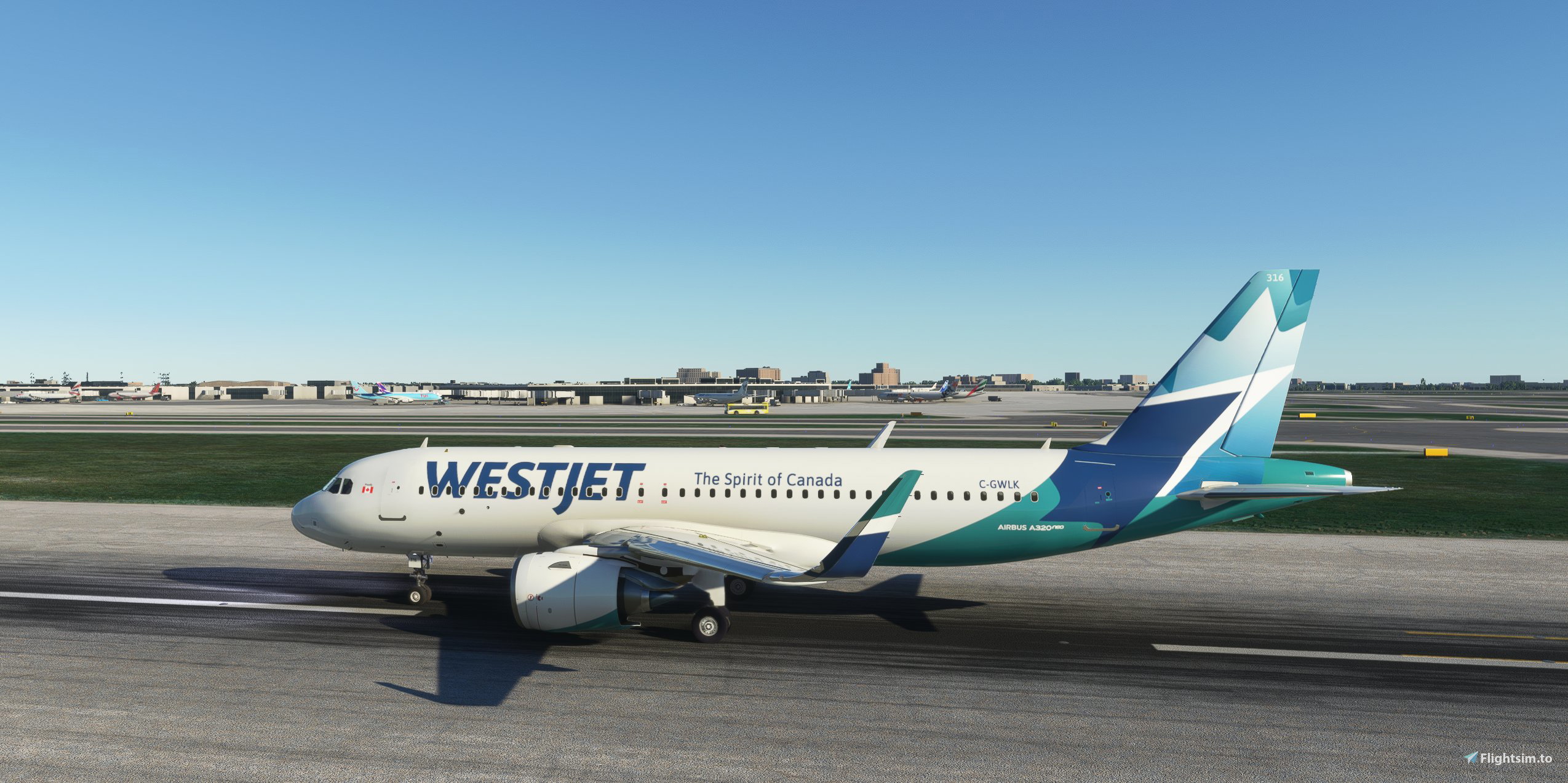 FBW A32Nx WestJet - Image 1
