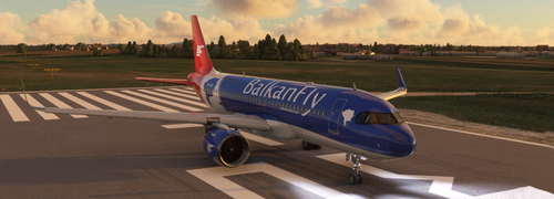[A32NX] FlyByWire A320NX - Balkan Fly virtual alirline livery