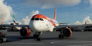 [A32NX] FlyByWire | Airbus A320neo EasyJet G-UZHM in 8k thumbnail 1