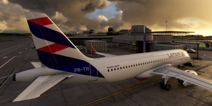 [A32NX] FlyByWire | Airbus A320neo LATAM Airlines PR-TYI in 8k thumbnail 6