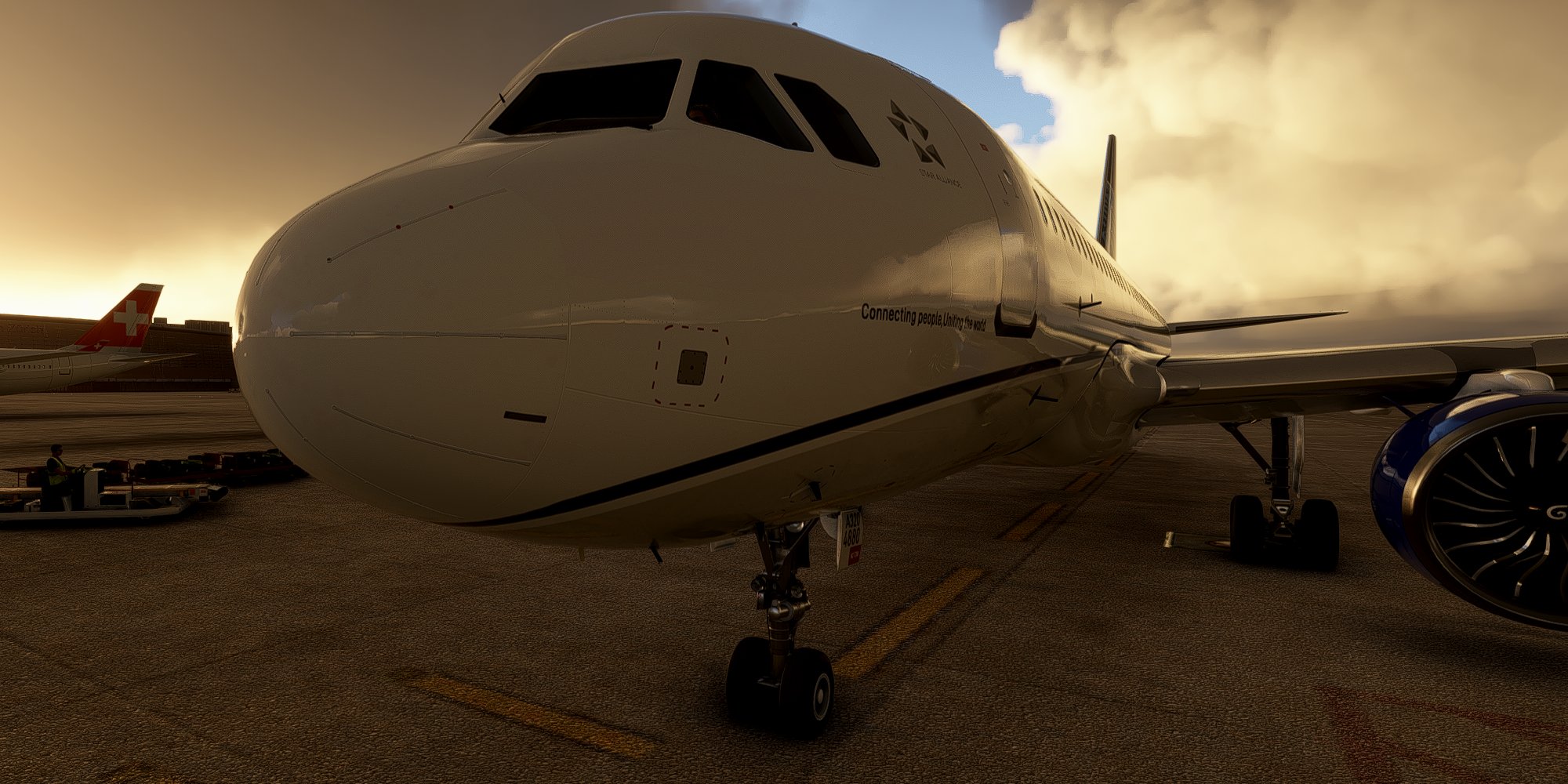[A32NX] FlyByWire | Airbus A320neo United Airlines N880UA in 8k - Image 1