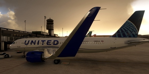 [A32NX] FlyByWire | Airbus A320neo United Airlines N880UA in 8k thumbnail 5