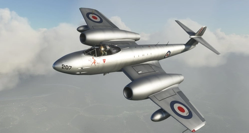 Gloster Meteor Mk.8 RAAF A77-207 'Bowl ém over!'