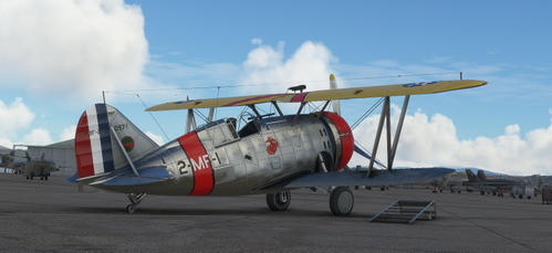 Grumman F3F-2 VMF-2 Red Flight (textures for 3 aircraft)