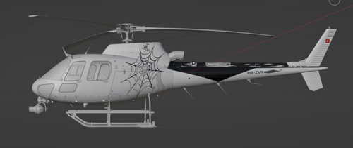 h125-HB-ZVY Heli Tarmac