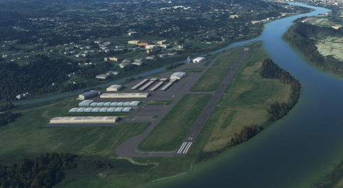 Hangars at DKX Downtown Island Home Airport, Knoxville, TN