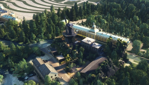 Historische Mühle im Park Sanssouci