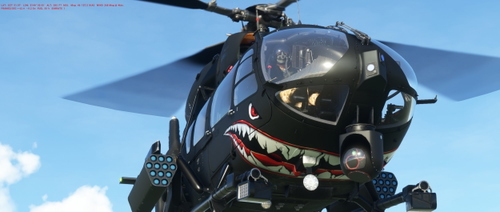 HPG H145 DEFAULT MILITARY LIVERY 2 WITH DIFFERENT SHARK DECAL