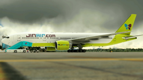 Jin Air Captain Sim Boeing 777-200ER HL7734 