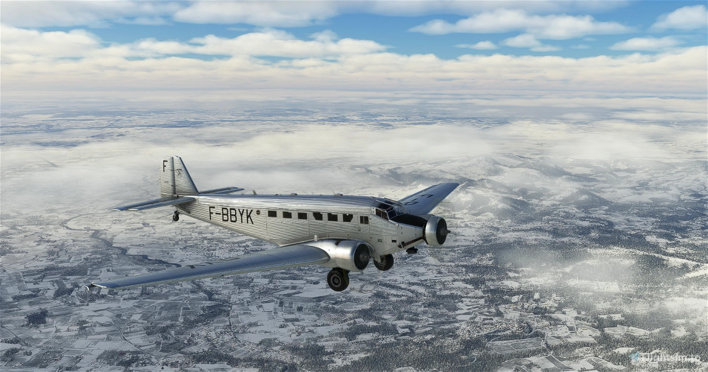 Junkers Ju-52/3m TAI F-BBYK Microsoft Flight Simulator