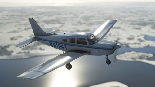 JustFlight PA 28 Warrior II - N9184Y