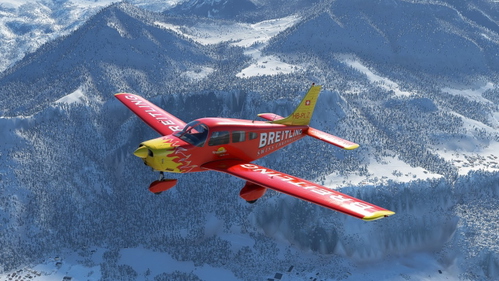 Justflight PA28 Warrior II HB-PLZ (Breitling / MaximAir)