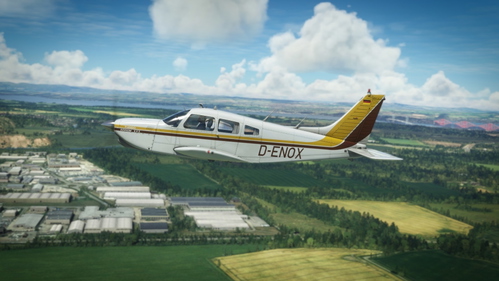 JustFlight Piper P28R Turbo Arrow III D-ENOX