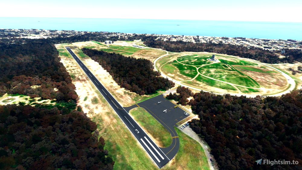 KFFA First Flight Airport Kill Devil Hills, North Carolina para Microsoft Flight Simulator MSFS