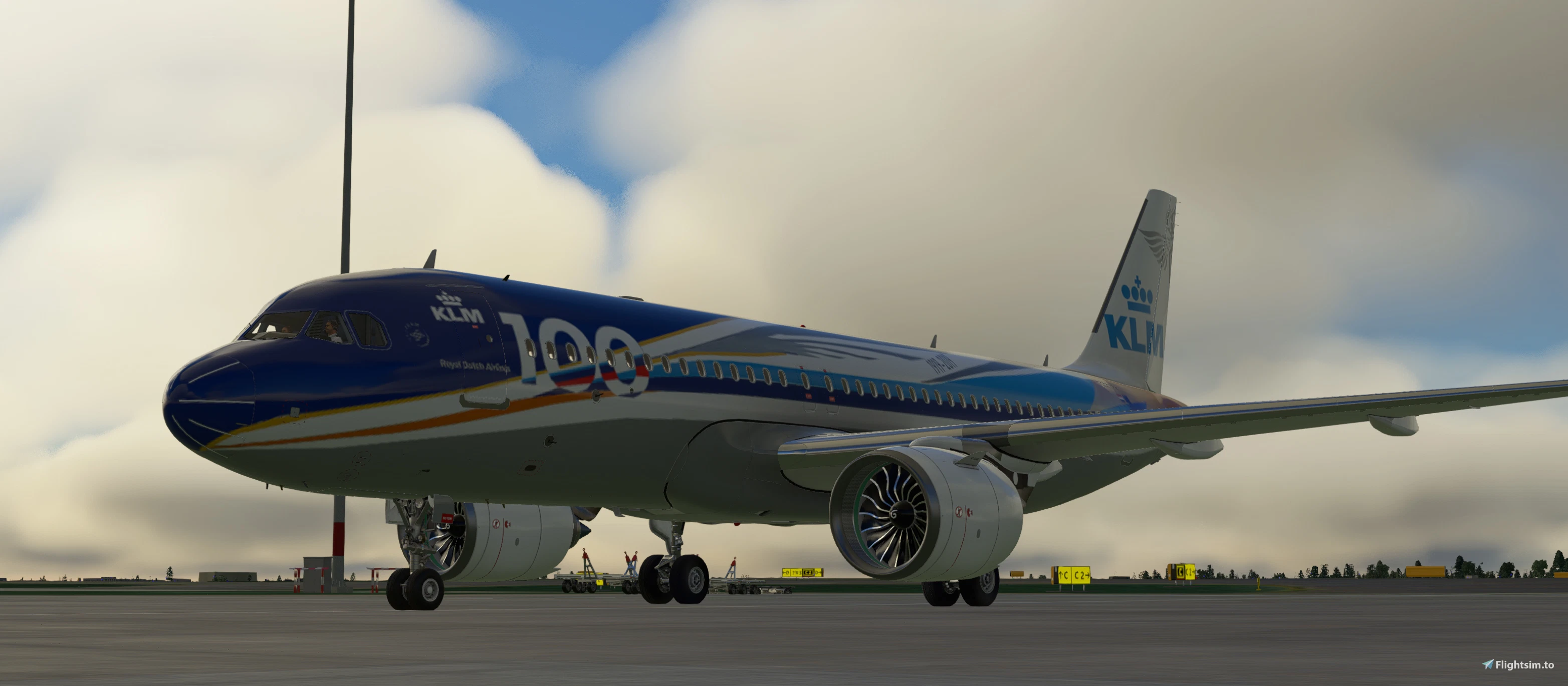 KLM100周年モデル KLM 100th Anniversary (FBW A32nx) - Aircraft Liveries for MSFS
