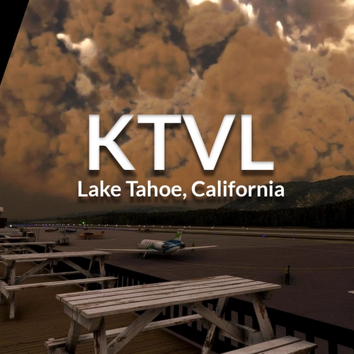 KTVL - Lake Tahoe Airport, California, USA