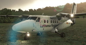 Lufthansa Regional "2019 livery" DHC-6-300WP Twin Otter thumbnail 3