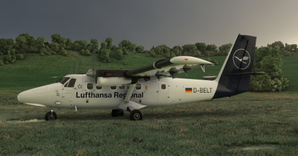 Lufthansa Regional "2019 livery" DHC-6-300WP Twin Otter thumbnail 2