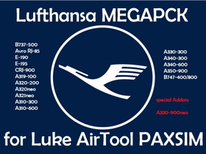 Luke AirTool Lufthansa Seatplan MEGAPACK for Paxsim (incl. A330neo) thumbnail 1
