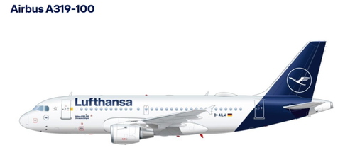 Luke AirTool Seatplan A319-100 Lufthansa