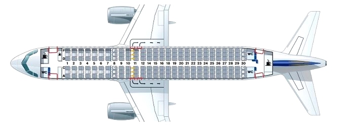 Luke AirTool Seatplan A320-200 Lufthansa for Microsoft Flight Simulator ...