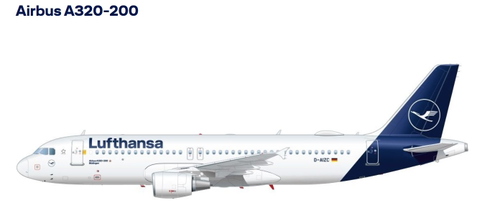 Luke AirTool Seatplan A320-200 Lufthansa