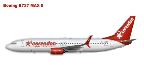 Luke AirTool Seatplan B737 MAX 8 Corendon