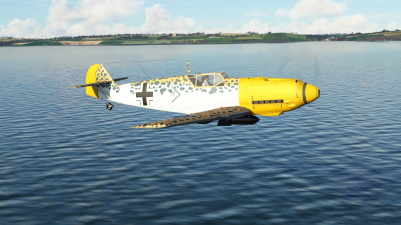 Messerschmitt BF109 Afrikakorps Leopard Spot Livery For Microsoft messerschmitt-bf109-afrikakorps-leopard-spot-livery-for-microsoft