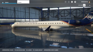 Midwst Express CRJ1000 Fictional thumbnail 3