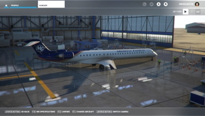 Midwst Express CRJ1000 Fictional thumbnail 4