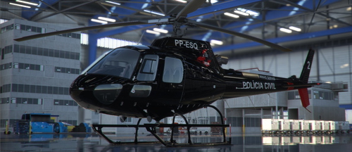 Minas Gerais' Civil Police | PP-ESQ | RotorSimPilot H125 | 8K Resolution