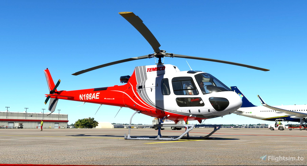 N198AE RotorSimPilot h125 8K Resolution for Microsoft Flight