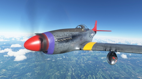 North American P-51D USAAF 322nd FG A3-3 "Tall in the Saddle"