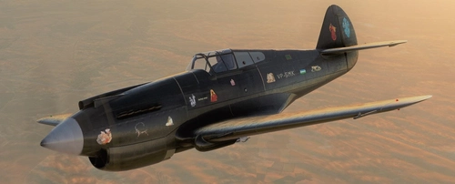 P-40B Big Radials Tomahawk "Bactria" VP-SMK brown