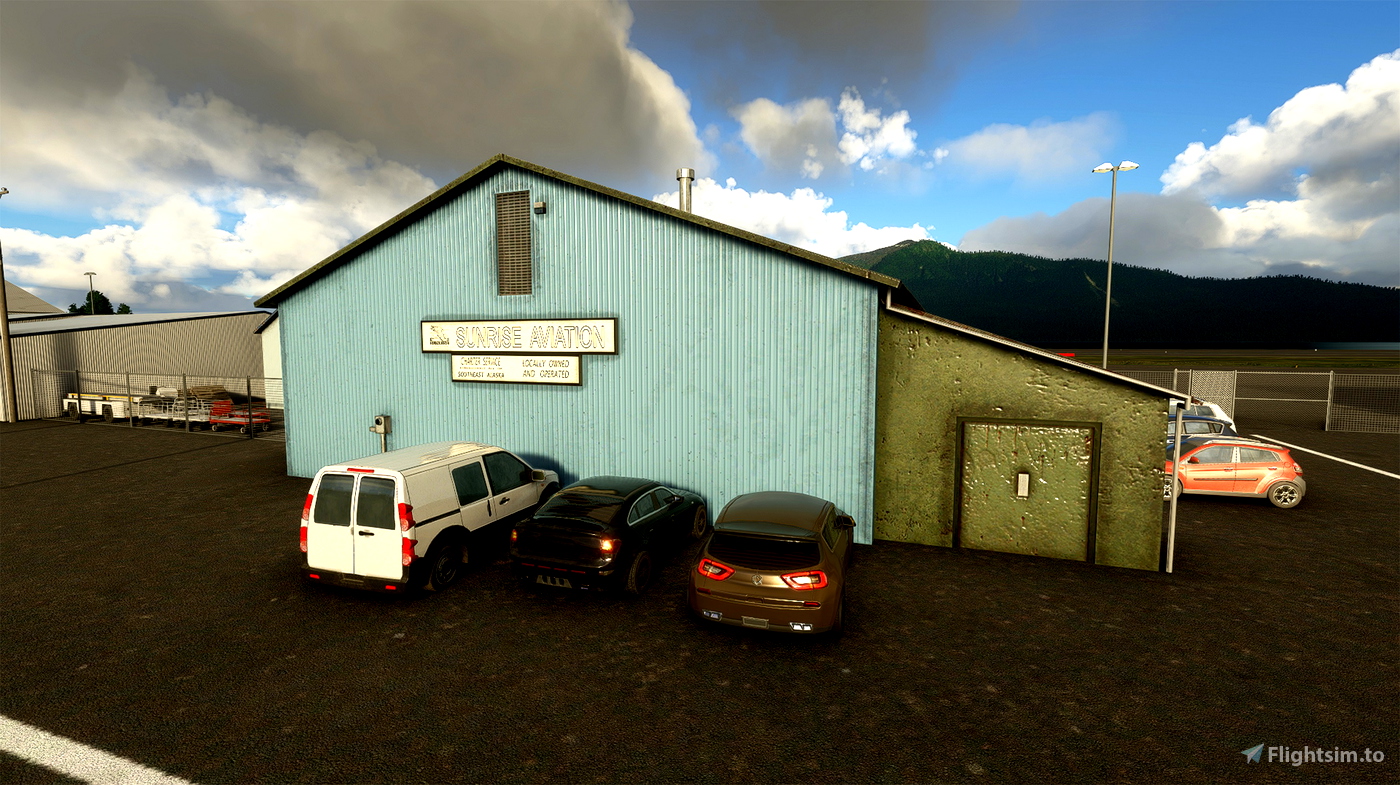 DC Scenery Design PAWG Wrangell Airport, Alaska for MSFS