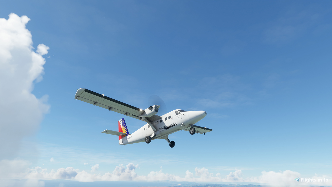 Philippine Airlines DH6 300 Wheels Pax Twin Otter 8K 对于 Microsoft ...