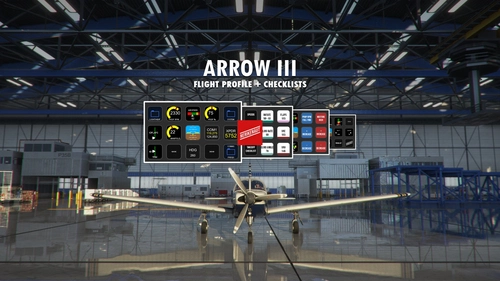 Piper PA-28R Arrow III (JustFlight) Stream Deck Profile & Checklists