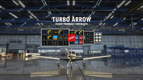 Piper PA-28R Turbo Arrow Stream Deck Profile & Checklists