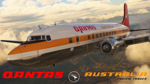 QANTAS VH-EDA 1971 PMDG DC-6