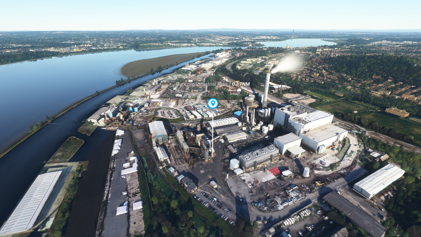 Runcorn Industrial Area - River Mersey, UK for Microsoft Flight ...