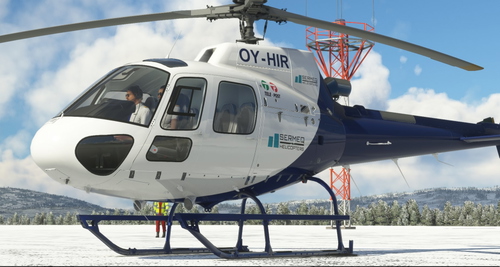 Sermeq Helicopters | OY-HIR | RotorSimPilot H125 | 8K Resolution