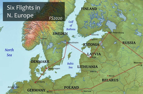 Six Flights in N Europe