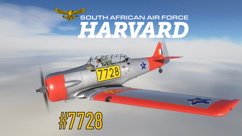 South African Air Force Harvard #7728 (Asobo Texan T6)